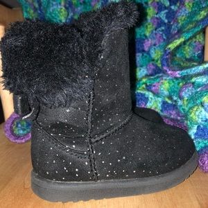 Toddler girls faux fur boots